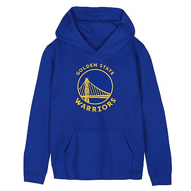 Preschool Outerstuff Royal Golden State Warriors Primary Logo Hoodie