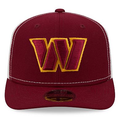 Men's New Era Burgundy Washington Commanders 9SEVENTY Trucker Adjustable Hat