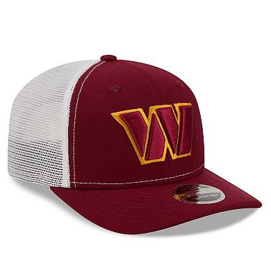Men's New Era Burgundy Washington Commanders 9SEVENTY Trucker Adjustable Hat