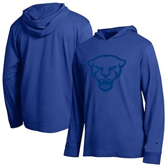 Men's Champion Royal Pitt Panthers Tonal All Star Long Sleeve Hooded T-Shirt