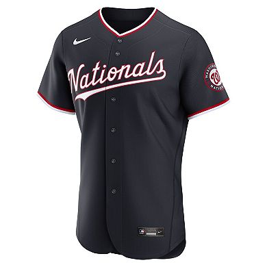Men's Nike Navy Washington Nationals Alternate Authentic Jersey