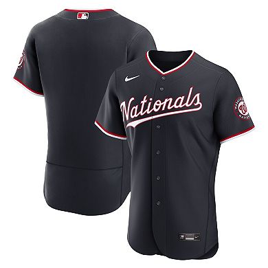Men's Nike Navy Washington Nationals Alternate Authentic Jersey