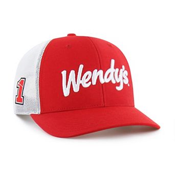 Men's '47 Red Ross Chastain Sponsor Logo Side Patch Trucker Adjustable Hat