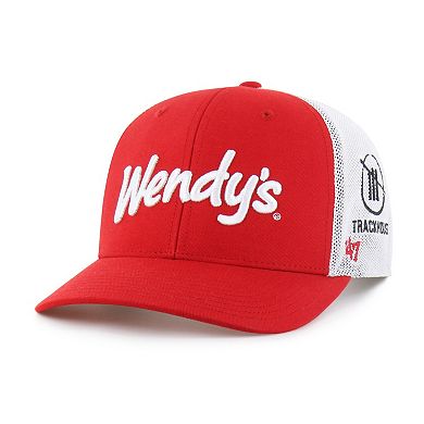 Men's '47 Red Ross Chastain Sponsor Logo Side Patch Trucker Adjustable Hat