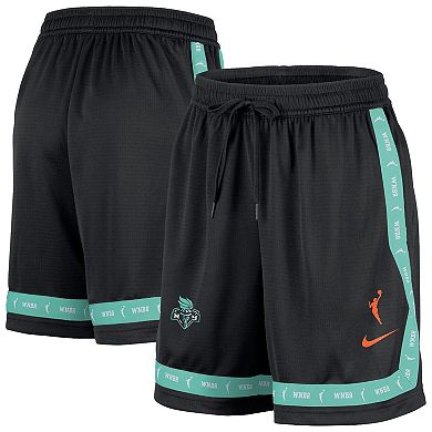 Women's Nike Black New York Liberty Crossover Practice Shorts