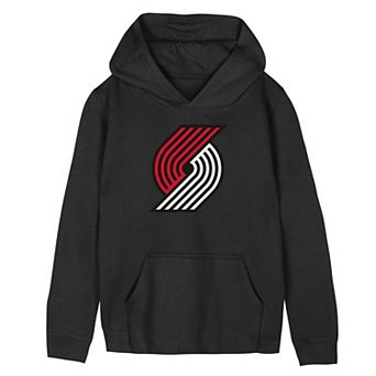 Preschool Outerstuff Black Portland Trail Blazers Primary Logo Hoodie