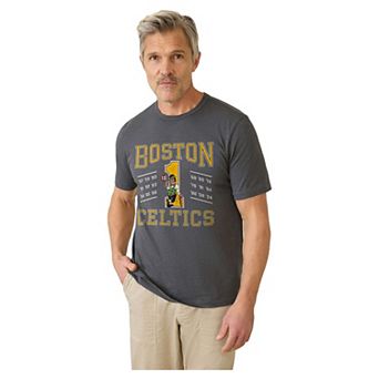 Men's FAHERTY Gray Boston Celtics Sunwashed T-Shirt