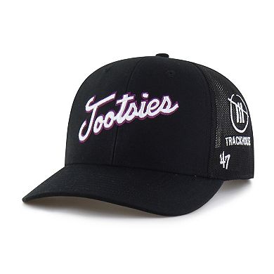 Men's '47 Black Ross Chastain Sponsor Logo Side Patch Trucker Adjustable Hat