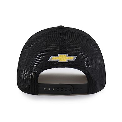 Men's '47 Black Ross Chastain Sponsor Logo Side Patch Trucker Adjustable Hat