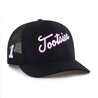 Men's '47 Black Ross Chastain Sponsor Logo Side Patch Trucker Adjustable Hat