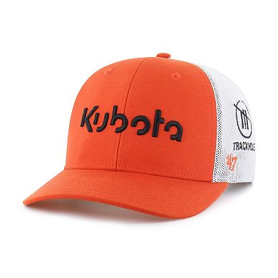 Men's '47 Orange Ross Chastain Sponsor Logo Side Patch Trucker Adjustable Hat