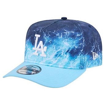 Men's New Era Light Blue Los Angeles Dodgers Deep Water Pre-Curved 9FIFTY A-Frame Snapback Hat