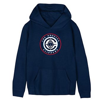 Preschool Outerstuff Navy LA Clippers Primary Logo Hoodie