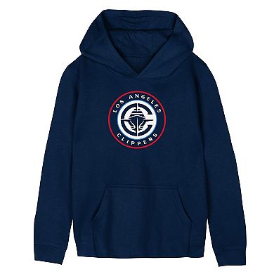 Preschool Outerstuff Navy LA Clippers Primary Logo Hoodie