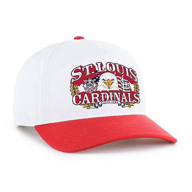 Men's '47 White/Red St. Louis Cardinals Americana Eagle Hitch Adjustable Hat