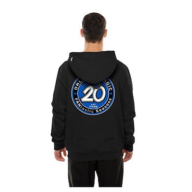 Men's New Era Black Orlando Magic Front Back Logo Hoodie