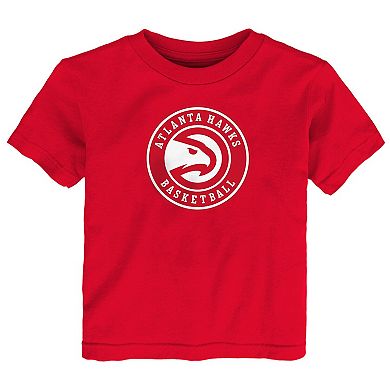 Infant Outerstuff Red Atlanta Hawks Primary Logo T-Shirt