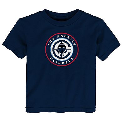 Infant Outerstuff Navy LA Clippers Primary Logo T-Shirt