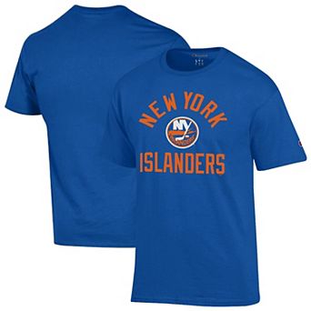 Men's Champion Royal New York Islanders Primary Logo Jersey T-Shirt