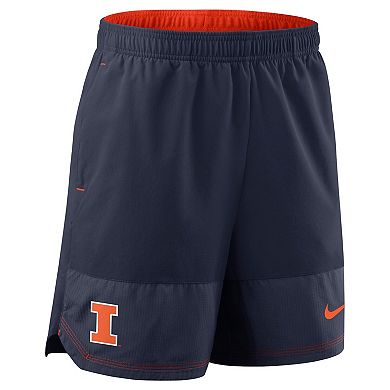 Men's Nike Navy Illinois Fighting Illini Woven Dri-FIT Shorts
