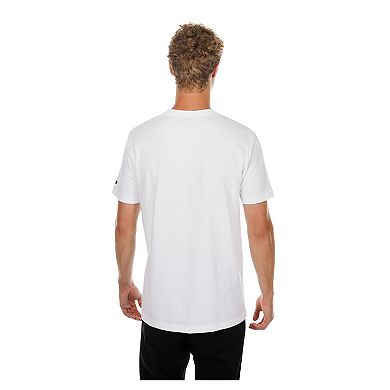 Men's New Era White Houston Rockets Block Logo T-Shirt