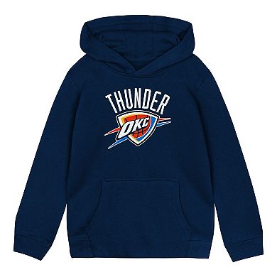 Toddler Outerstuff Navy Oklahoma City Thunder Primary Logo Hoodie