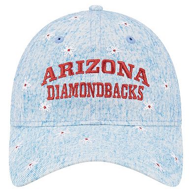 Women's New Era Light Blue Arizona Diamondbacks Daisy All Over 9TWENTY Adjustable Hat