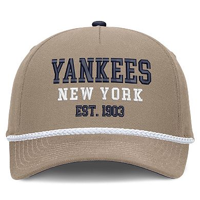 Men's Nike Khaki New York Yankees Father's Day Rope Rise Adjustable Hat