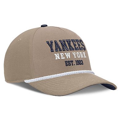 Men's Nike Khaki New York Yankees Father's Day Rope Rise Adjustable Hat