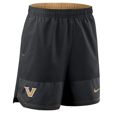 Men's Nike Black Vanderbilt Commodores Woven Dri-FIT Shorts