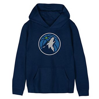 Preschool Outerstuff Navy Minnesota Timberwolves Primary Logo Hoodie
