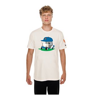 Men's New Era Natural New York Mets Golf Mascot T-Shirt