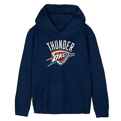 Preschool Outerstuff Navy Oklahoma City Thunder Primary Logo Hoodie