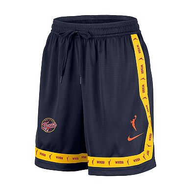 Women's Nike Navy Indiana Fever Crossover Practice Shorts