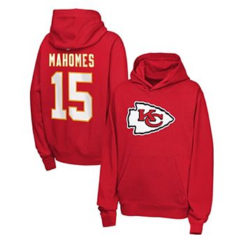 Youth Nike Patrick Mahomes Red Kansas City Chiefs Name & Number Club Fleece Hoodie