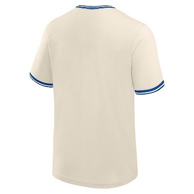 Men's Fanatics Cream Buffalo Bills Ringer T-Shirt