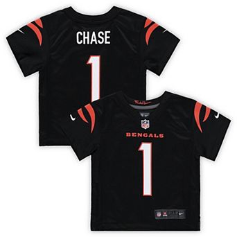 Toddler Nike Ja'Marr Chase Black Cincinnati Bengals Game Jersey