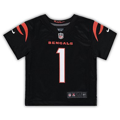 Toddler Nike Ja'Marr Chase Black Cincinnati Bengals Game Jersey