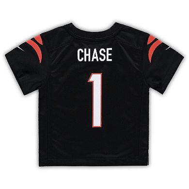 Toddler Nike Ja'Marr Chase Black Cincinnati Bengals Game Jersey