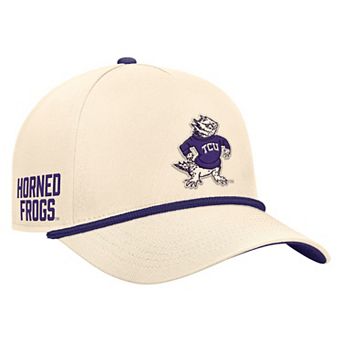 Men's Nike Natural TCU Horned Frogs Vintage Rope Rise Adjustable Hat