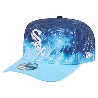 Men's New Era Light Blue Chicago White Sox Deep Water Pre-Curved 9FIFTY A-Frame Snapback Hat