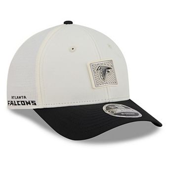 Men's New Era Cream/Black Atlanta Falcons 2026 NFL Training Camp 9FORTY Adjustable Hat