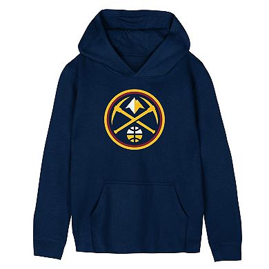 Preschool Outerstuff Navy Denver Nuggets Primary Logo Hoodie