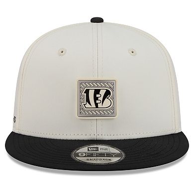 Men's New Era Cream/Black Cincinnati Bengals 2026 NFL Training Camp 9FIFTY Snapback Hat
