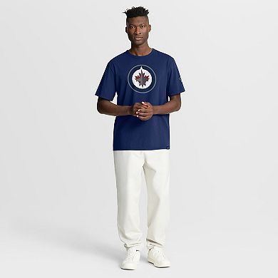 Men's Fanatics Navy Winnipeg Jets Hat Trick Legacy T-Shirt