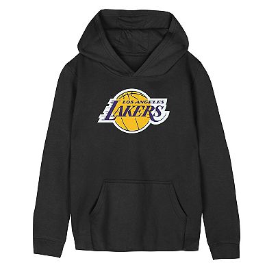 Preschool Outerstuff Black Los Angeles Lakers Primary Logo Hoodie