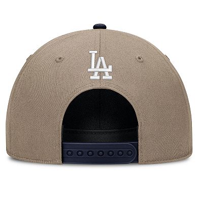 Men's Nike Khaki Los Angeles Dodgers Father's Day Rope Rise Adjustable Hat
