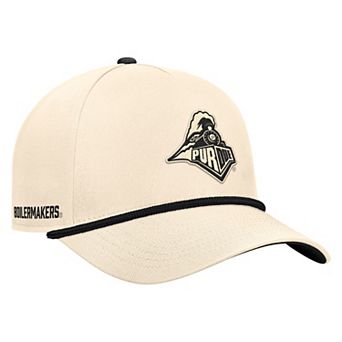 Men's Nike Natural Purdue Boilermakers Vintage Rope Rise Adjustable Hat