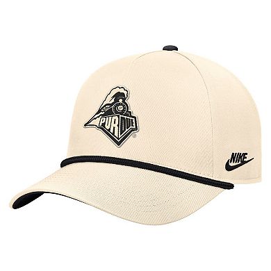 Men's Nike Natural Purdue Boilermakers Vintage Rope Rise Adjustable Hat