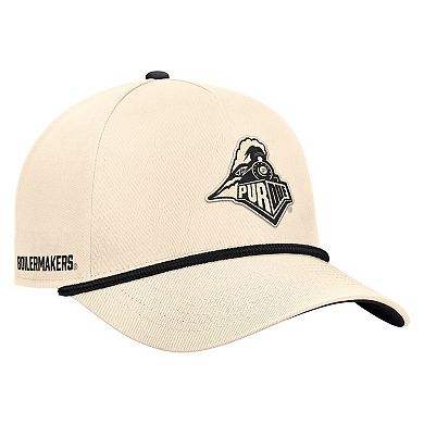 Men's Nike Natural Purdue Boilermakers Vintage Rope Rise Adjustable Hat